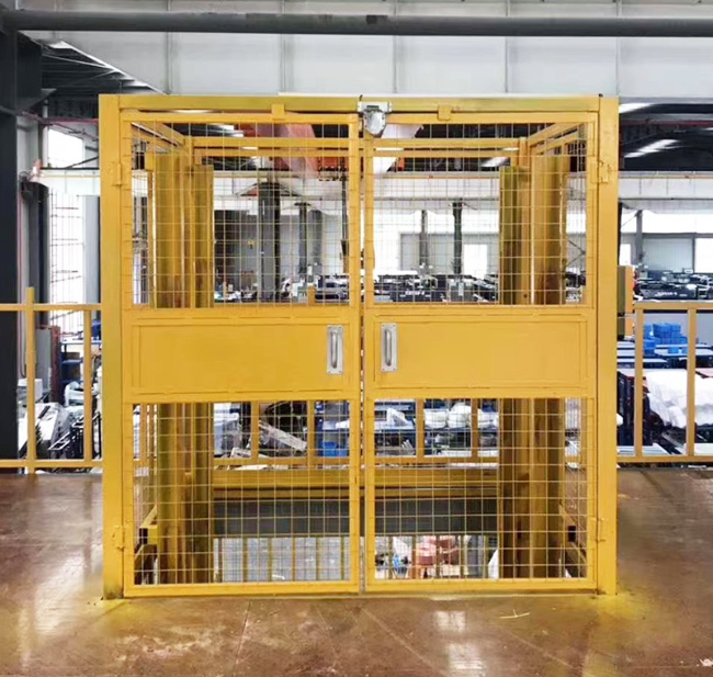 湖口智能导轨式升降机亮相